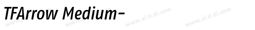 TFArrow Medium字体转换